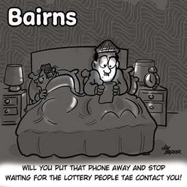 Bairn Cartoon 140422 from the Falkirk Herald